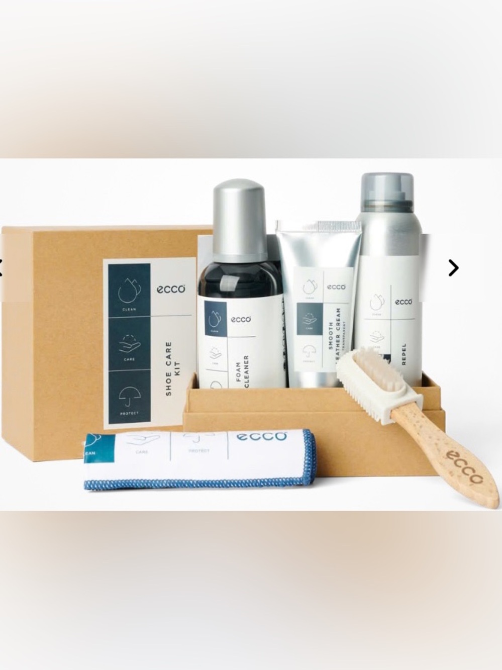 NEW ECCO SHOE CARE SET